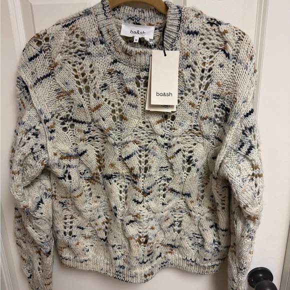 ba&sh Rave Diamond-Knit Sweater Size XS - Picture 8 of 8